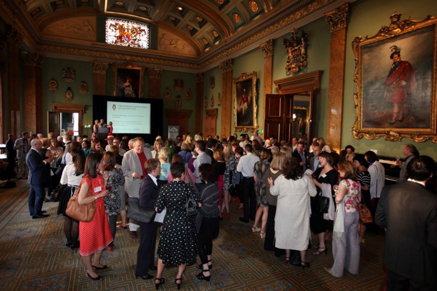 Guests in the Banqueting Hall at Fishmongers' Hall